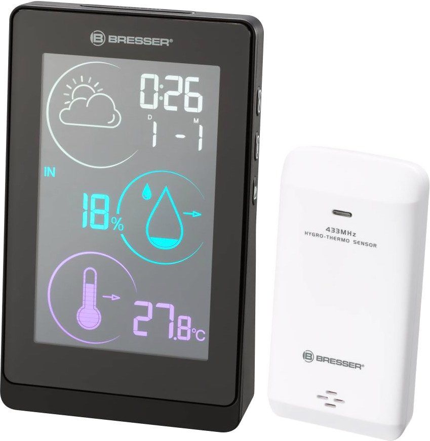 

Метеостанція Bresser Colour Temeo Life H (7008000) Black