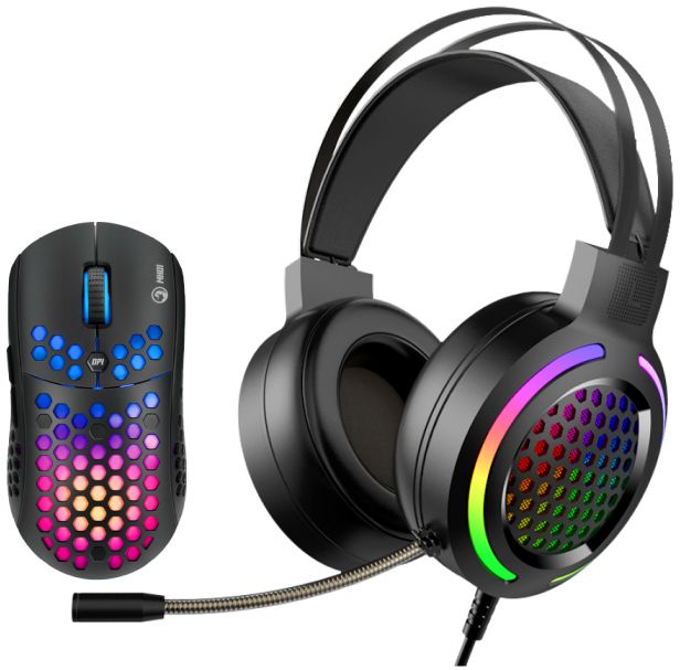 

Комплект дротовий Marvo MH01BK USB + гарнитура Black
