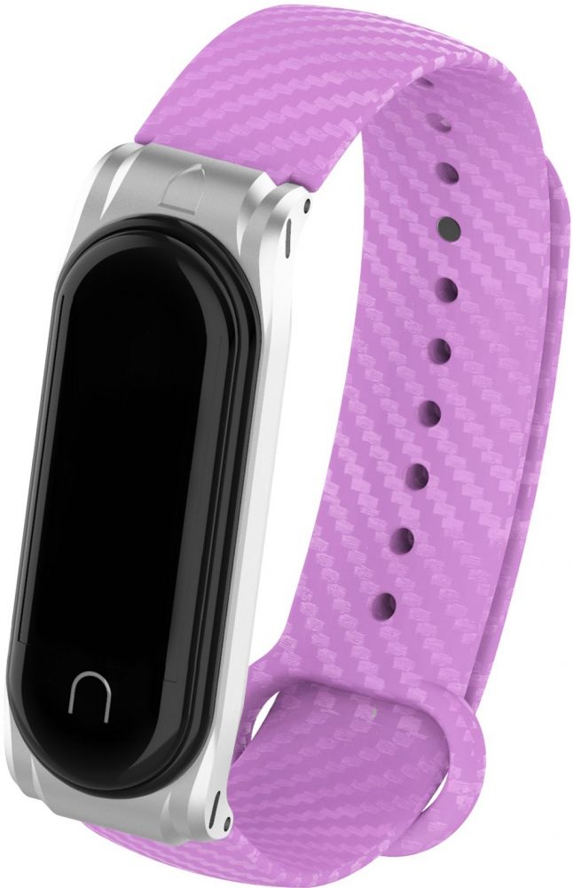 

Ремешок Armorstandart Carbon Silicone Series для Xiaomi Mi Band 4/3 (ARM55189) Purple