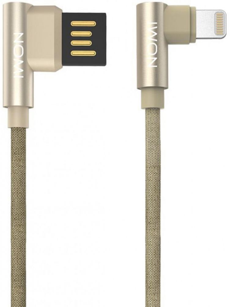 

Кабель Nomi DCPQ 10i USB-Lightning 1m (344272) Gold