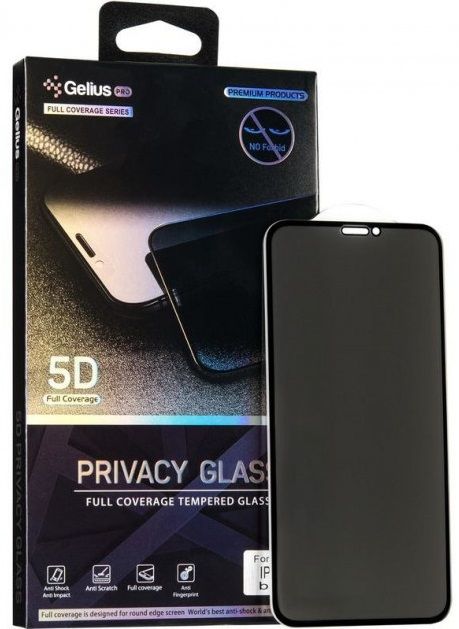 

Захисне скло Gelius Pro 5D Privacy iPhone XR Black