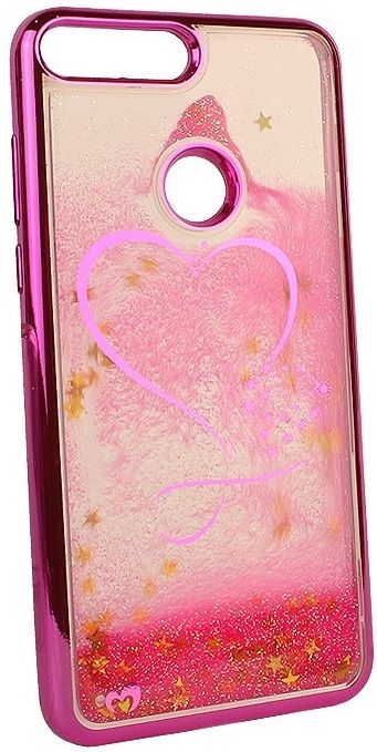 

Накладка Beckberg Aqua Huawei Y7 Prime Hearts Pink