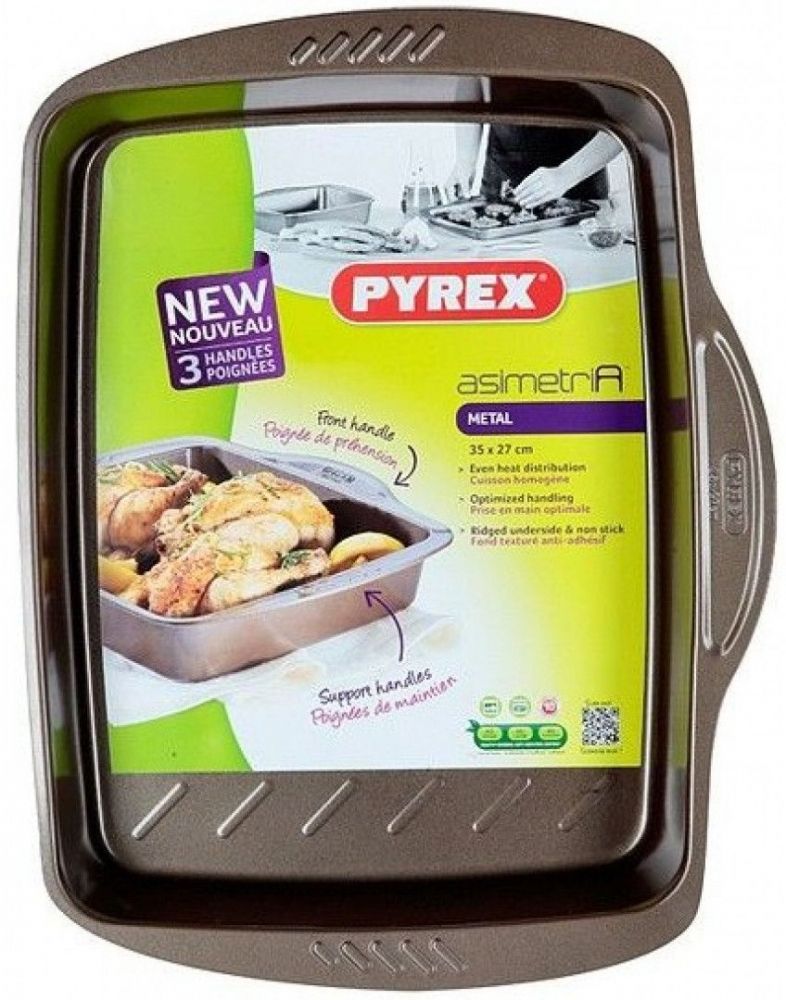

Форма для випічки Pyrex Asimetria 25x 20 см Прямокутна (AS25RR0) Brown