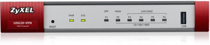 

Міжмережевий екран ZYXEL USG20-VPN (USG20-VPN-EU0101F)