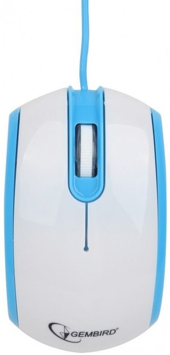 

Мышь Gembird MUS-105-B USB White/Blue