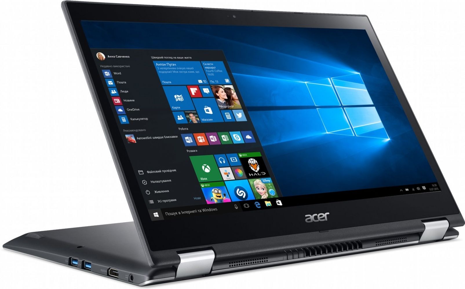 

Ноутбук Acer Spin 3 SP314-52-P3NX (NX.H60EU.02C) Steel Gray