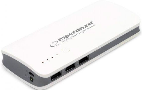 

Зовнішній акумулятор Esperanza 8000 mAh (EMP106WE) White/Grey