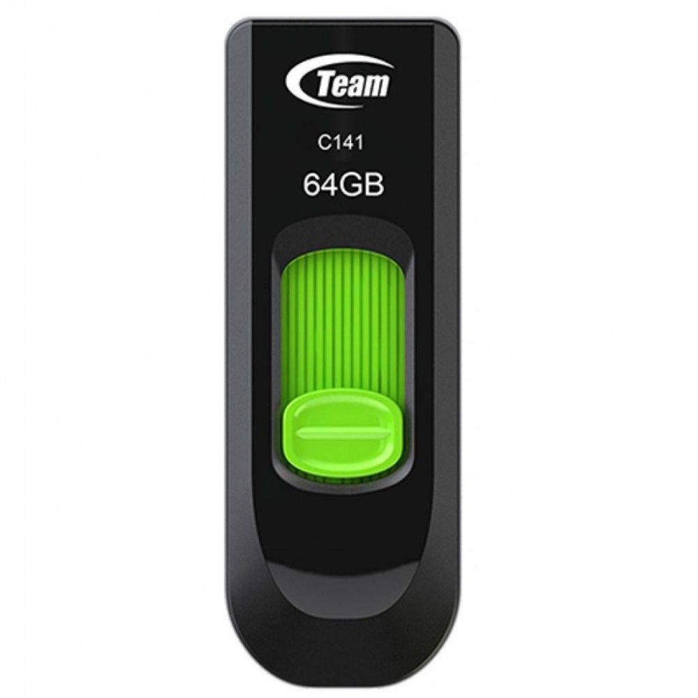 

USB флеш накопичувач Team C 141 64GB Green (TC14164GG01)