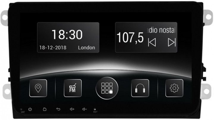 

Автомагнітола штатна Gazer CM5509-T5 для VW/Skoda/Seat 2008-2016