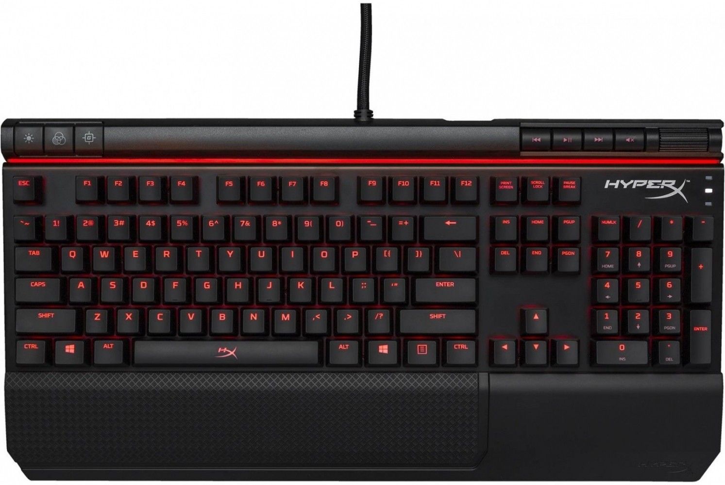 

Клавиатура Kingston HyperX Alloy Elite Single Color Cherry MX Red USB Black (HX-KB2RD1-RU/R1)