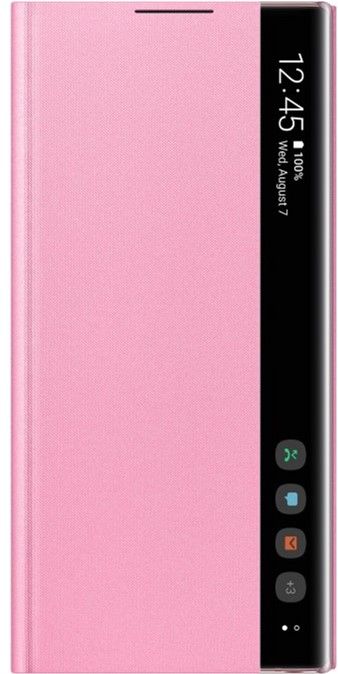 Акція на Чохол-книжка Samsung Clear View Cover для Samsung Galaxy Note 10 (EF-ZN970CPEGRU) Pink від Територія твоєї техніки