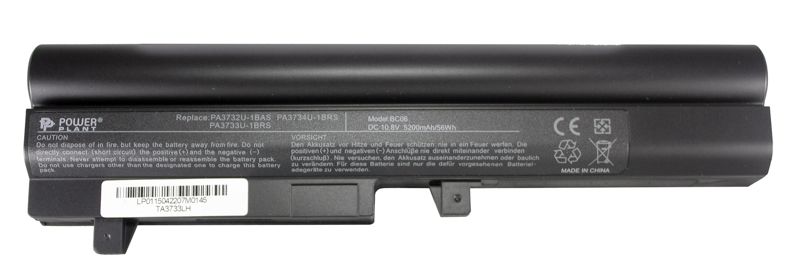

Акумулятор PowerPlant PA3732U-1BRS для Toshiba Dynabook UX/23JBL (10.8V/5200mAh/6 Cells) (NB00000236)