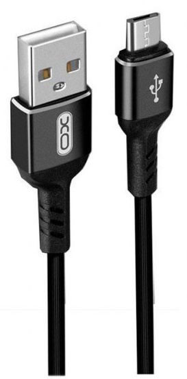 

Кабель USB XO NB30 microUSB 1m 2.4A Black
