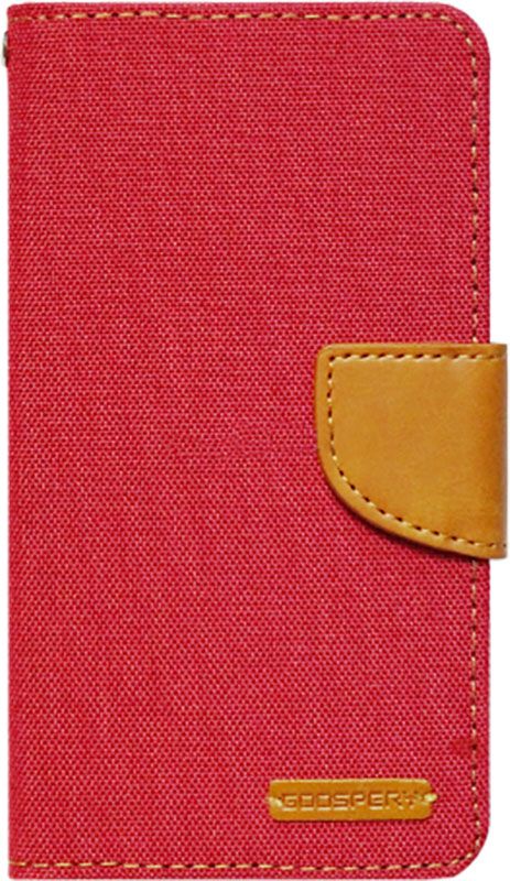 

Чохол-книжка Goospery Canvas Diary Universal 5.0 Red