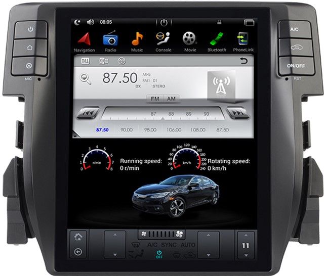 

Автомагнітола штатна Gazer CM7010-FB4 для Honda Civic (FB4) 2016-2017
