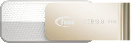 

USB флеш накопичувач Team C143 32GB (TC143332GW01) White