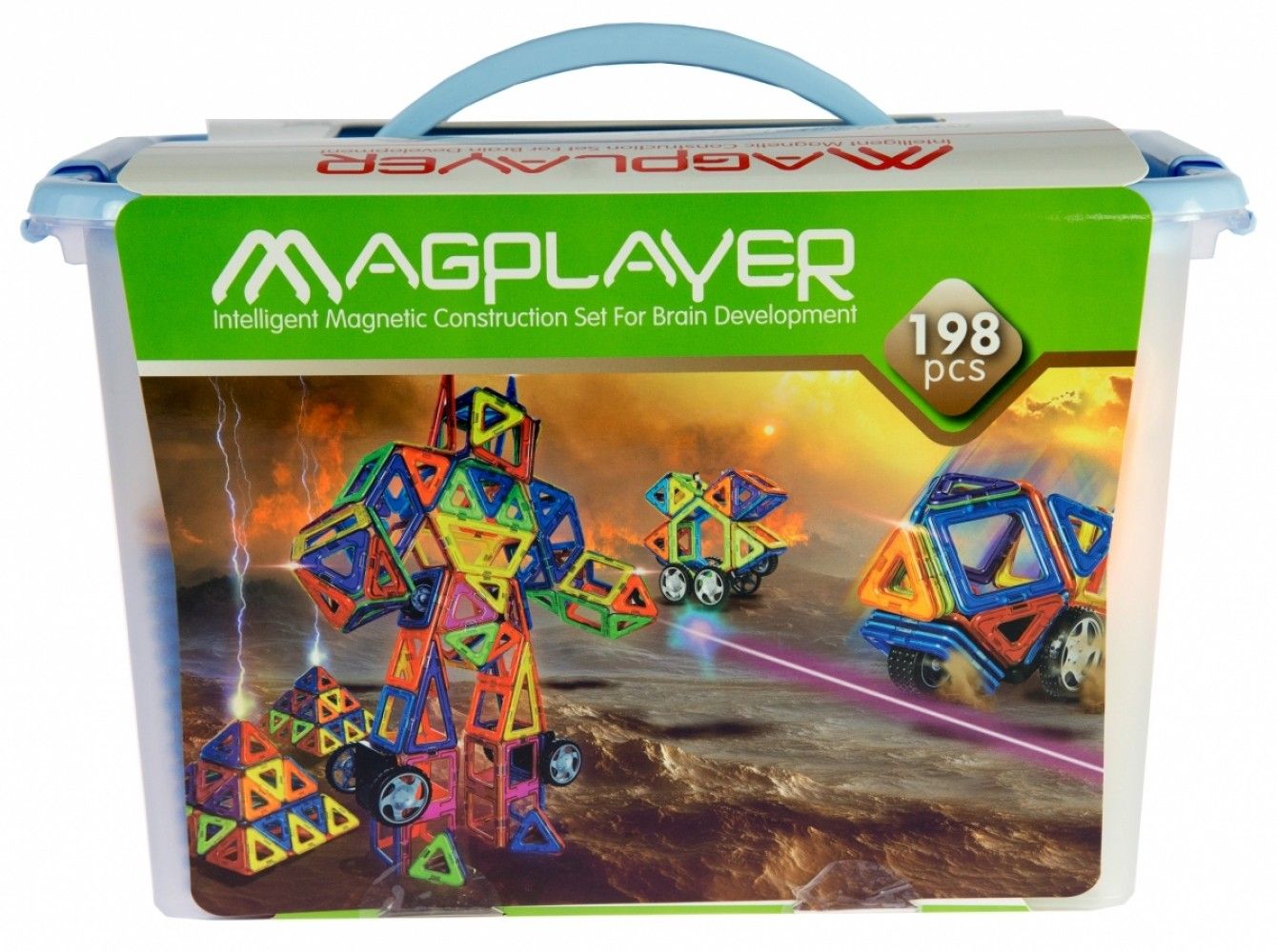 

Магнітний конструктор MagPlayer 198 елементів (MPT-198)
