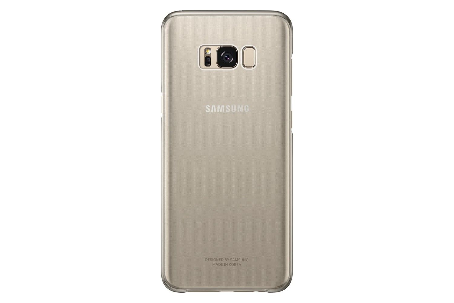 

Чехол Samsung Clear Cover S8 Gold (EF-QG950CFEGRU)