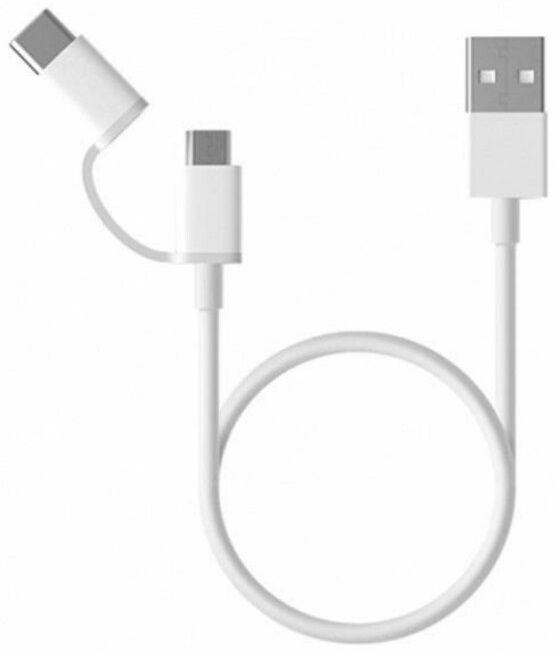 

Кабель Xiaomi Mi 2-in-1 USB Cable (Micro USB to Type C) 100 см (SJV4082TY)