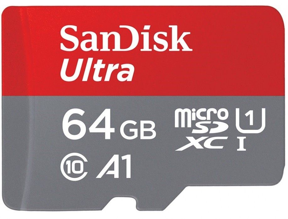 

Карта пам'яті SanDisk Ultra A1 microSDXC UHS-I 64GB Class 10 (SDSQUAR-064G-GN6MN)