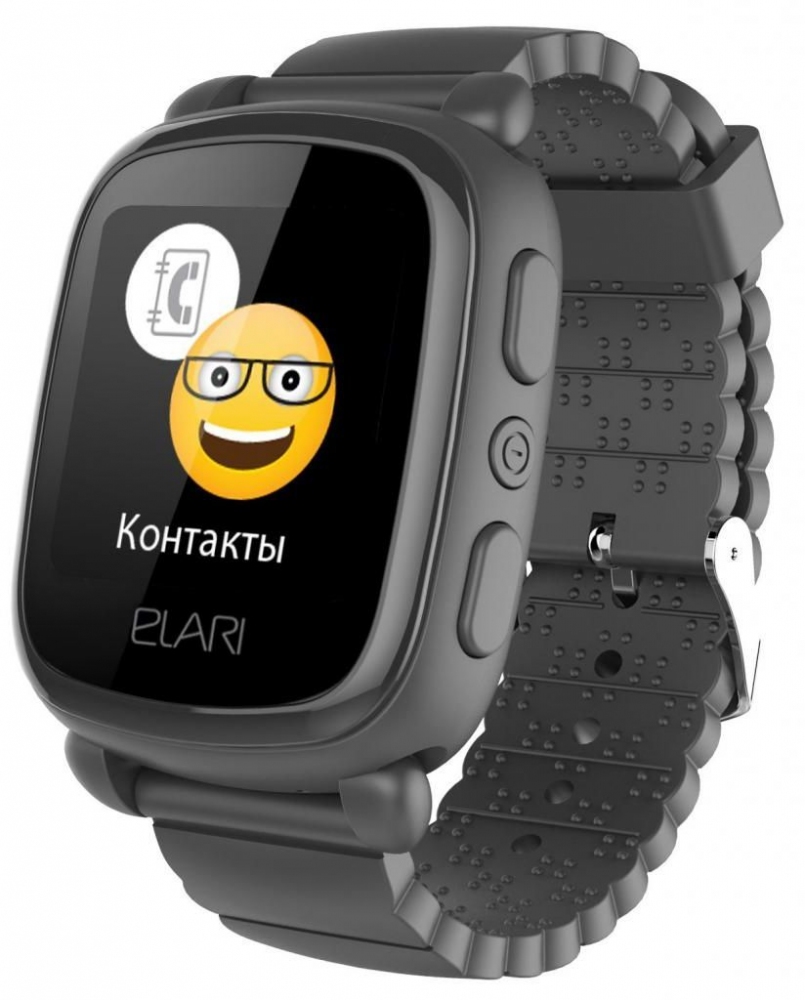 

Дитячий телефон-годинник Elari KidPhone 2 Black (KP-2B) (76735) - Уцінка