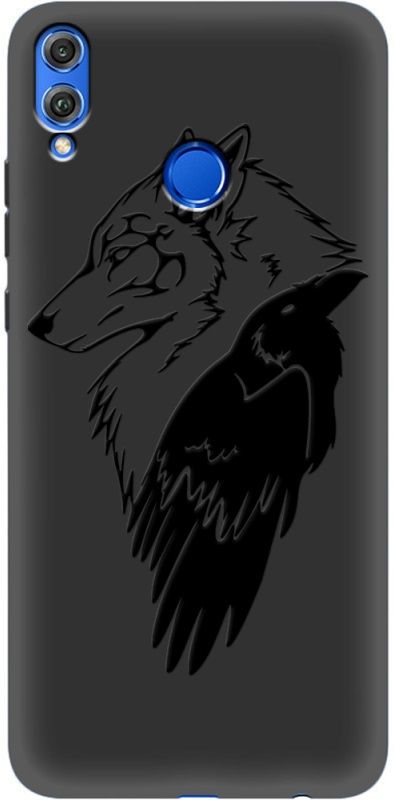 

Накладка U-Print Huawei P Smart Plus Wolf and Raven