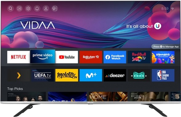 

Телевізор Hisense 55E76GQ