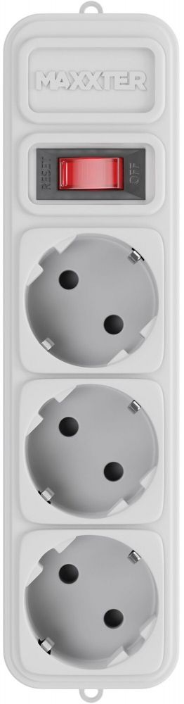 

Мережевий фільтр Maxxter SPM3-G-10G 3 м 3 розетки White