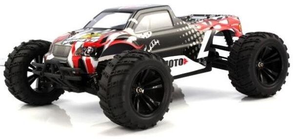 

Модель автомобіля Himoto Монстр Bowie E10MTL Brushless 1:10 2.4 ГГц Red