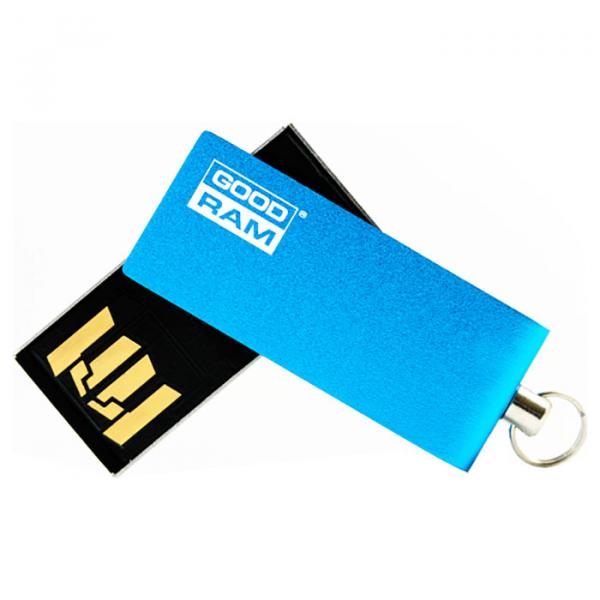 

USB флеш накопитель Goodram Cube 64GB Blue (UCU2-0640B0R11)