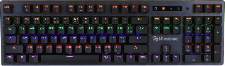 

Клавіатура дротова A4Tech B760 Bloody Green Sw (4711421953108) Black