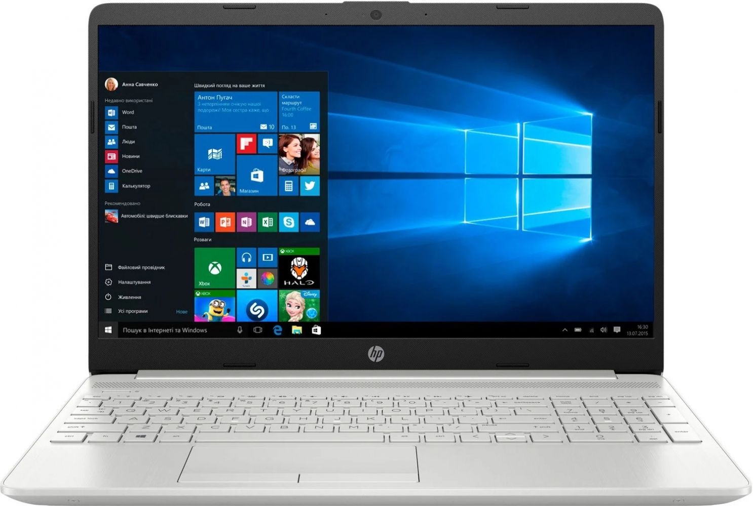 

Ноутбук HP 15-dw1155ur (2T4F4EA) Natural Silver