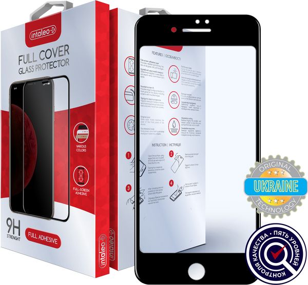 

Захисне скло Intaleo Full Glue для Apple iPhone 7/8 (1283126497520) Black