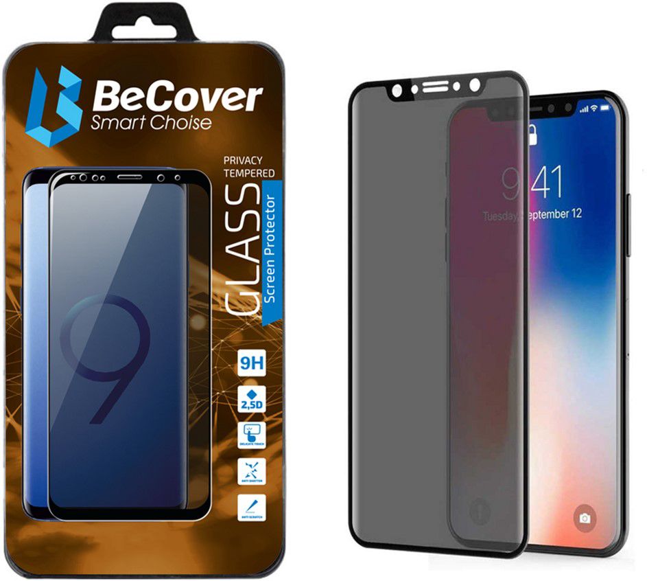 

Захисне скло BeCover Anti-spying для Xiaomi Mi 9 Lite/Mi CC9 (704531) Black