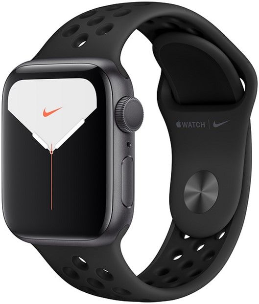 

Apple Watch Nike Series 5 GPS 40mm Space Gray Aluminium Case with Anthracite/Black Nike Sport Band (MX3T2GK/A)