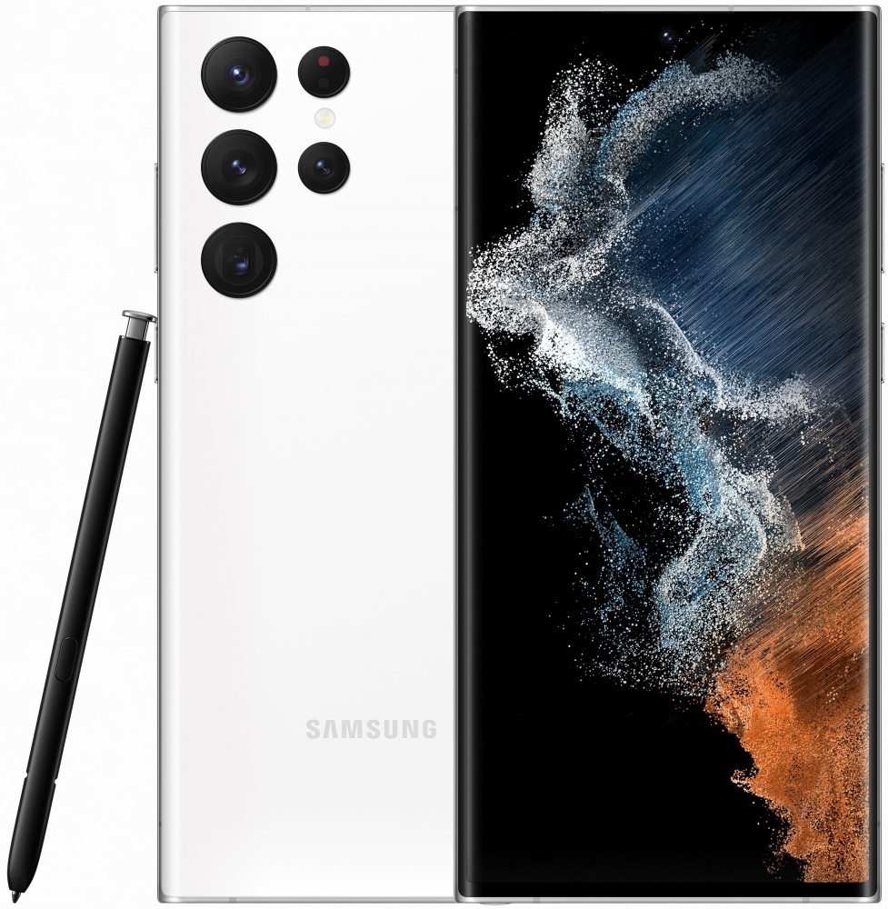 

Смартфон Samsung Galaxy S22 Ultra 12/256GB (SM-S908BZWGSEK) Phantom White