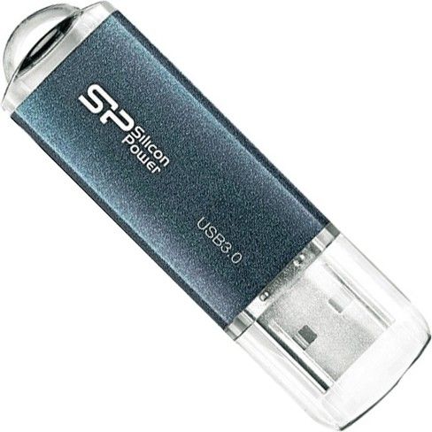 Акция на USB флеш накопитель Silicon Power Marvel M01 128GB Blue (SP128GBUF3M01V1B) от Територія твоєї техніки