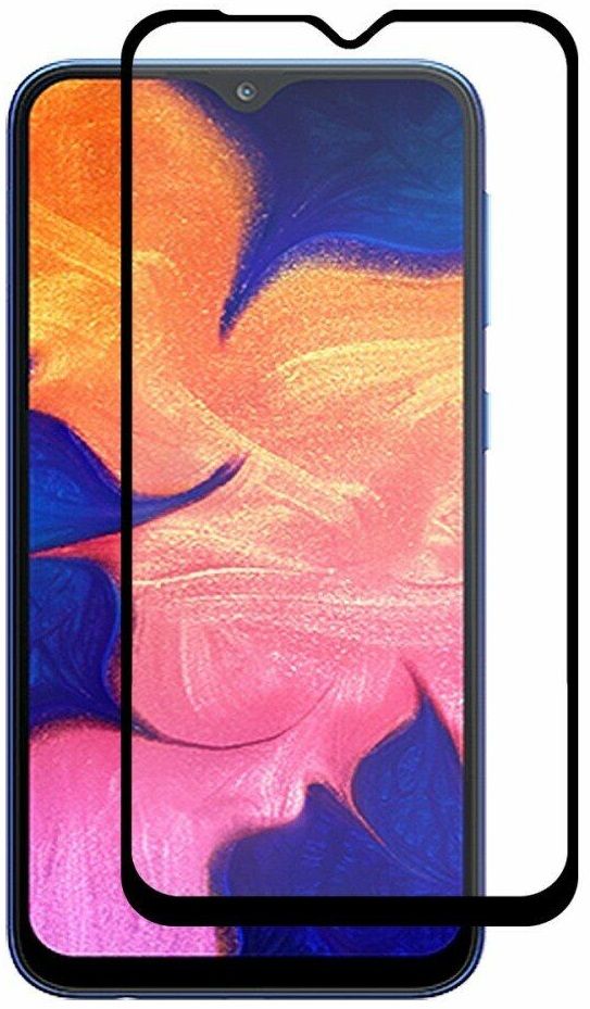 

Захисне скло Full Glue Samsung A10/M10 (w/baseboard, тех.пак.) Black