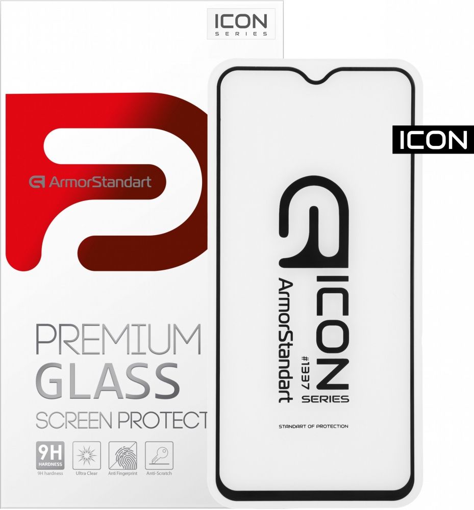 

Защитное стекло ArmorStandart Icon для Realme X2 (ARM56299-GIC-BK) Black