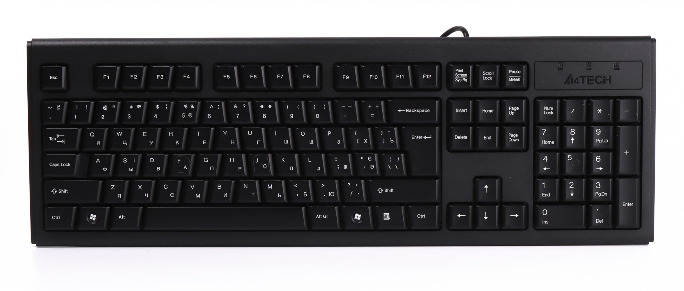 

Клавіатура дротова A4Tech KRS-83 PS/2 (4711421811149)