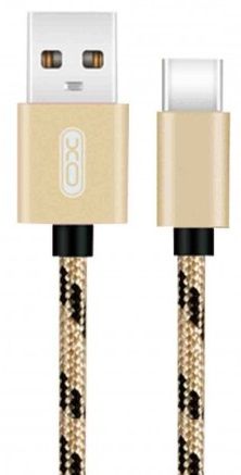 

Кабель USB XO NB10 type-C 1m 2.4A Gold