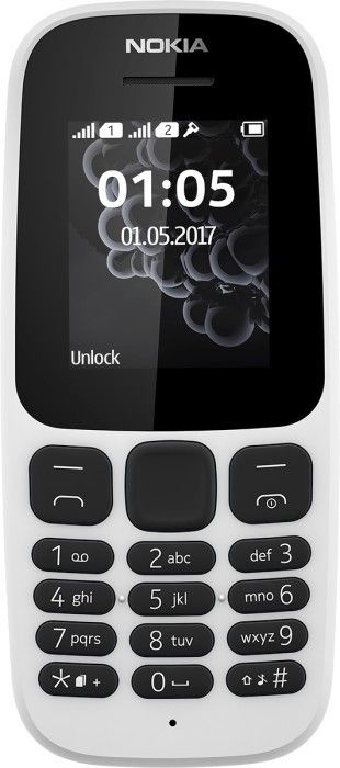 

Мобильный телефон Nokia 105 New White