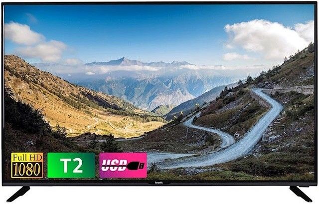 

Телевізор Bravis LED-43G5000 + T2 black