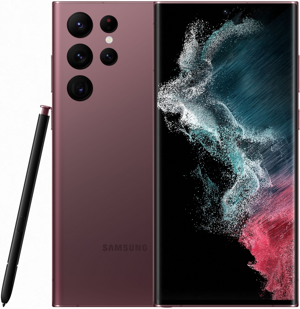 

Смартфон Samsung Galaxy S22 Ultra 12/512GB (SM-S908BDRHSEK) Burgundy