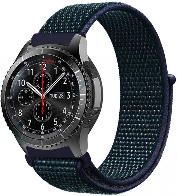 BeCover Nylon Style Xiaomi Amazfit Stratos 1 2 2S 3 GTR 2 GTR 47 mm GTR Lite 47 mm Nexo Pace 705889 Blue Green
