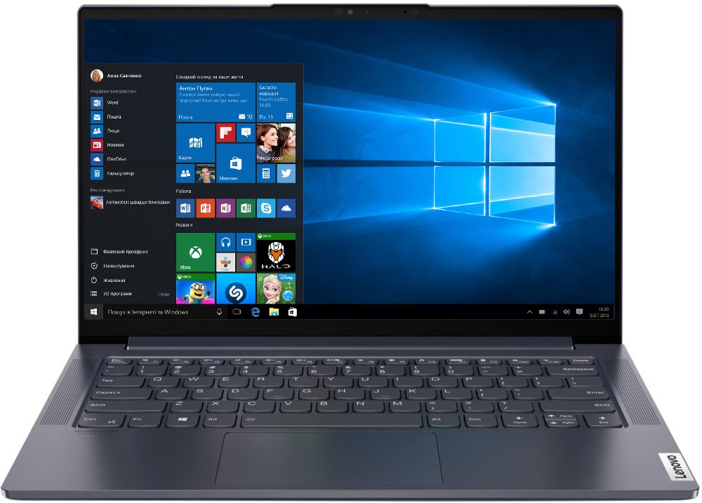 

Ноутбук Lenovo Yoga Slim 7 14IIL05 (82A100HQRA) Slate Grey