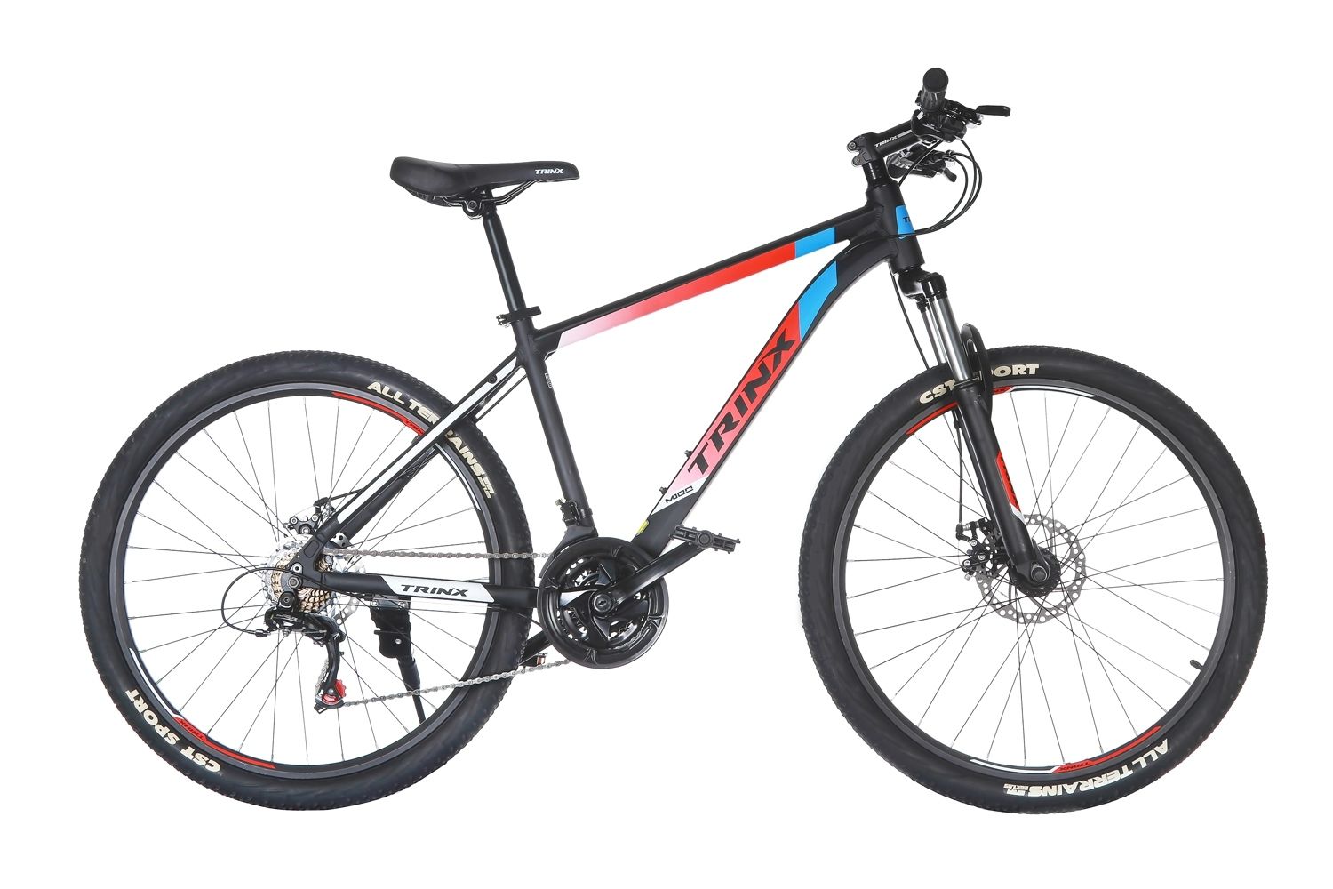

Велосипед Trinx M100 26" х 19" Matt Black-Red-White