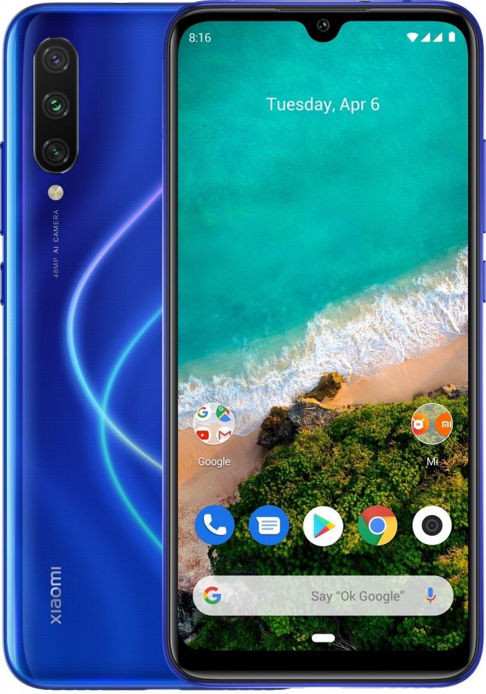 

Смартфон Xiaomi Mi A3 4/128GB Not just Blue