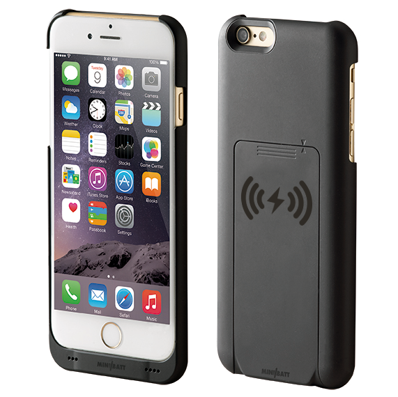 

Чохол MiniBatt PowerCase для Iphone 6 Plus з Qi і PMA приймачем для бездротової зарядки (MB - IP6+)