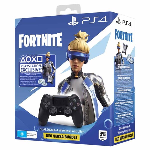 

Беспроводной геймпад Sony Dualshock V2 Bluetooth PS4 (Fortnite) Black